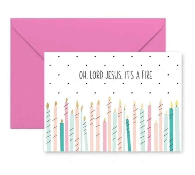 Birthday Card -Lord Jesus Fire (Preorder)