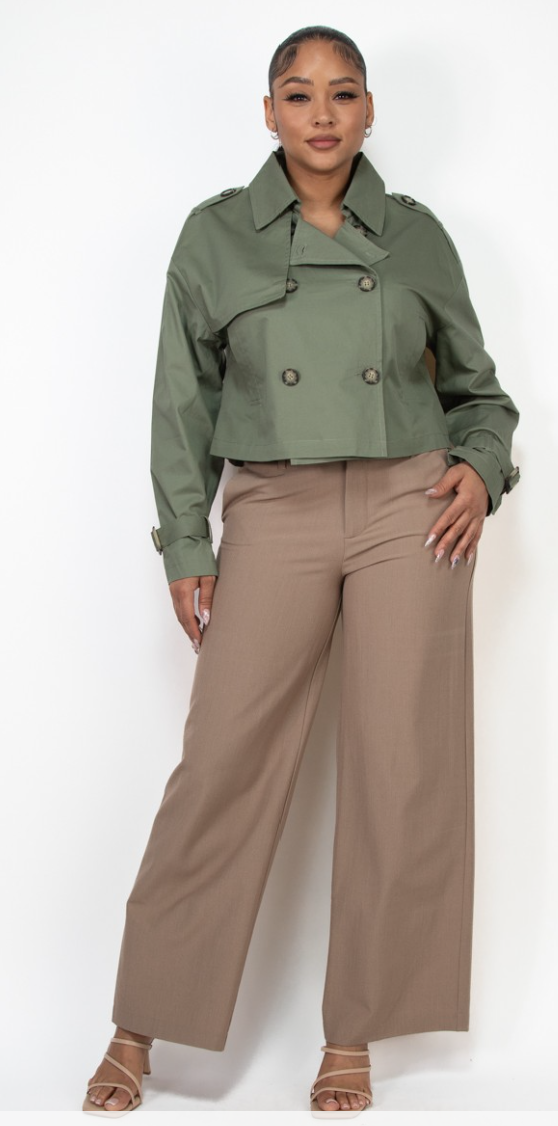 Sloane Crop Trench Coat