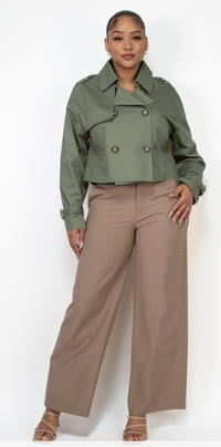 Sloane Crop Trench Coat