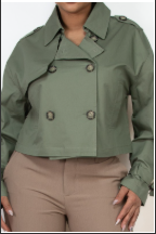 Sloane Crop Trench Coat