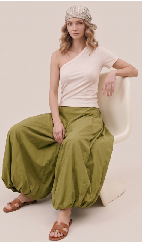 Nikki Bubble Oversized Cuffs Balloon Pants