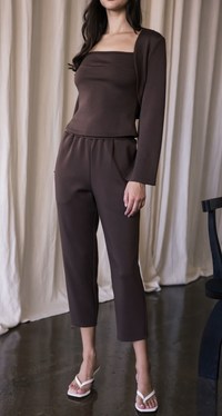 P. CILL Butter Modal Waist Band Ankle Pants