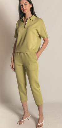 P. CILL Butter Modal Waist Band Ankle Pants