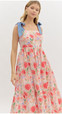 Paisely Floral Print Dress