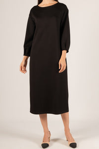 P. CILL Butter Modal Pintuck Sleeve Midi Dress