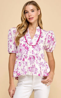 Marie Floral Pants or Tops