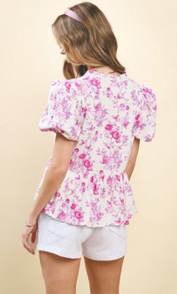 Marie Floral Pants or Tops