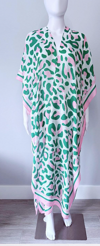 Ivy Pink and Green Kimono