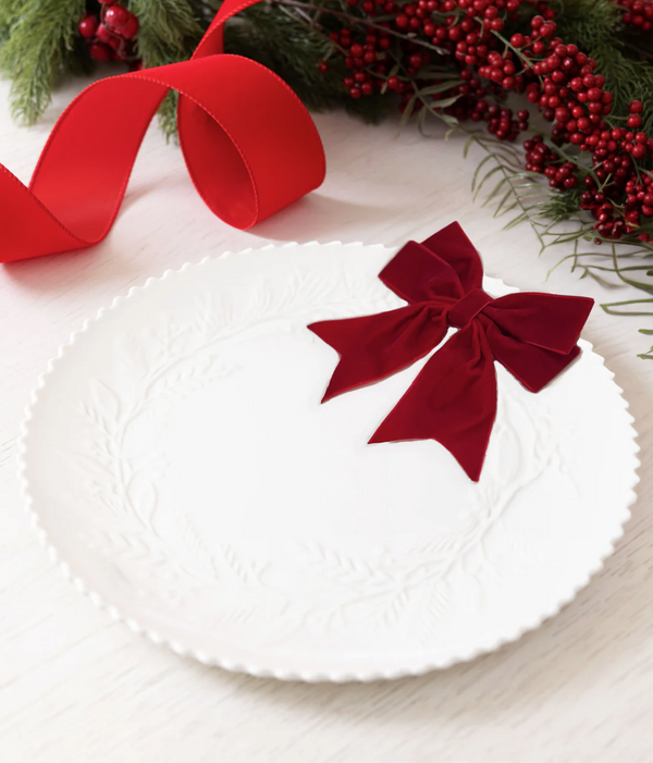 Platter | Embossed Wreath