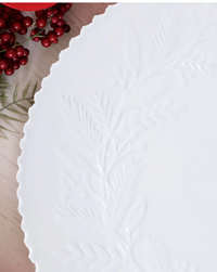 Platter | Embossed Wreath