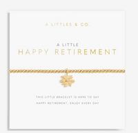 A Little 'Happy Retirement' Bracelet
