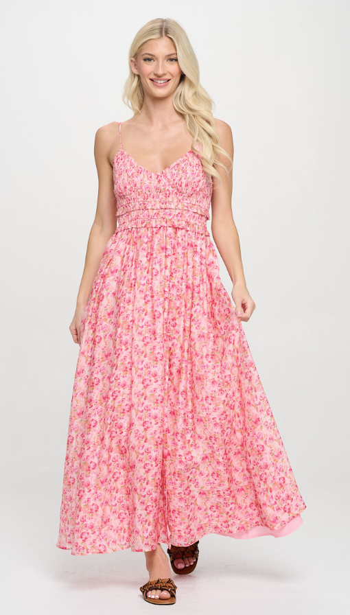 Collins  Rosy Breeze Maxi Dress