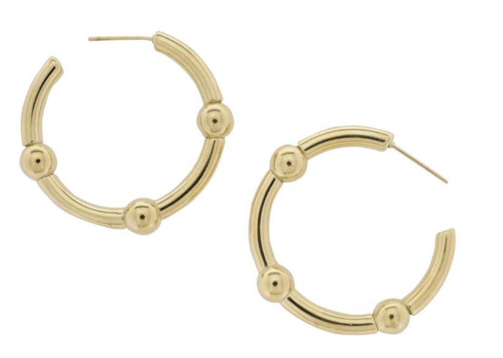 Ear Candy 18 K Gold Plated Earrings