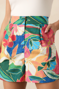 Etta Jungle Floral Print Maxi Dress, Shorts or Matching Top