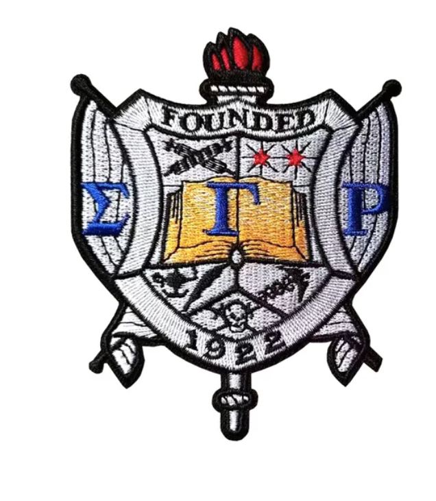Divine 9 Sorority & Fraternity  Iron on Embroidered Patches: AKA, Delta Sigma Theta, Zeta Phi Beta, Alpha, Kappa, Sigma, Omega