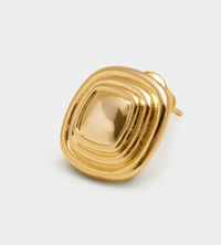 Sofia Button Stud Earrings