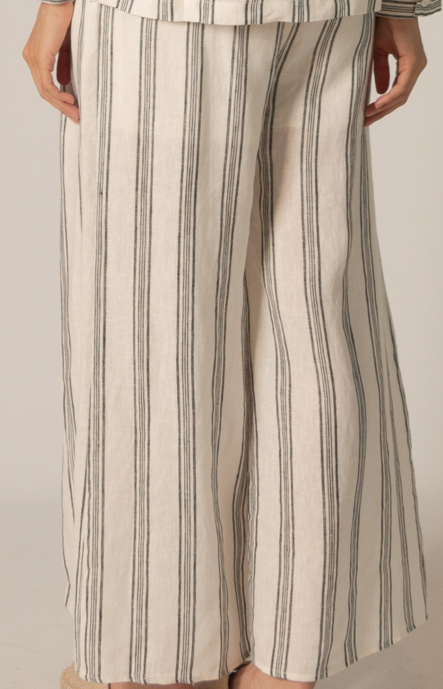 P. CILL Print Linen Lined Wide Leg Pants or Top