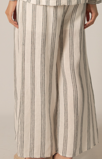 P. CILL Print Linen Lined Wide Leg Pants or Top