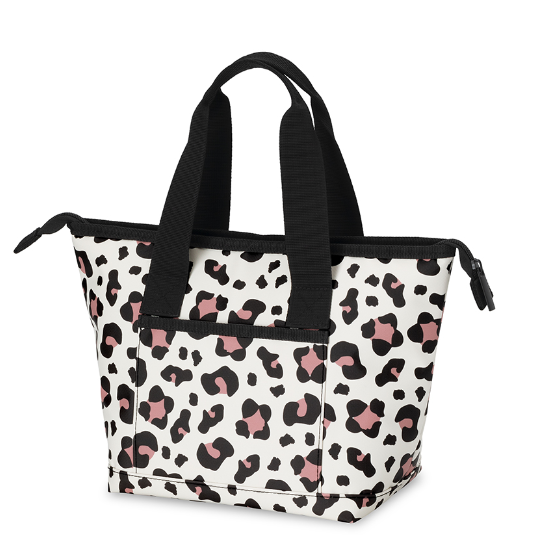 Swig Luxy Leopard Flip & Sip Water Bottle (20 oz) & Lunch Lunch Bag