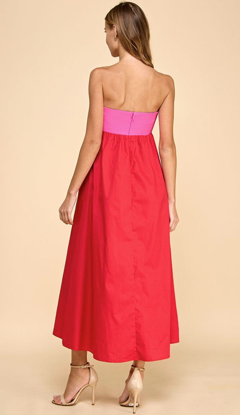 Miley Colorblock Dress Large Miley Colorblock Dress Large