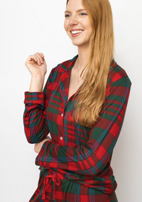 Telluride Plaid Long Sleeve Holiday Family Pajamas