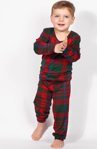 Telluride Plaid Long Sleeve Holiday Family Pajamas