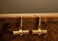 Themis Waterproof Gold T-Bar Earrings