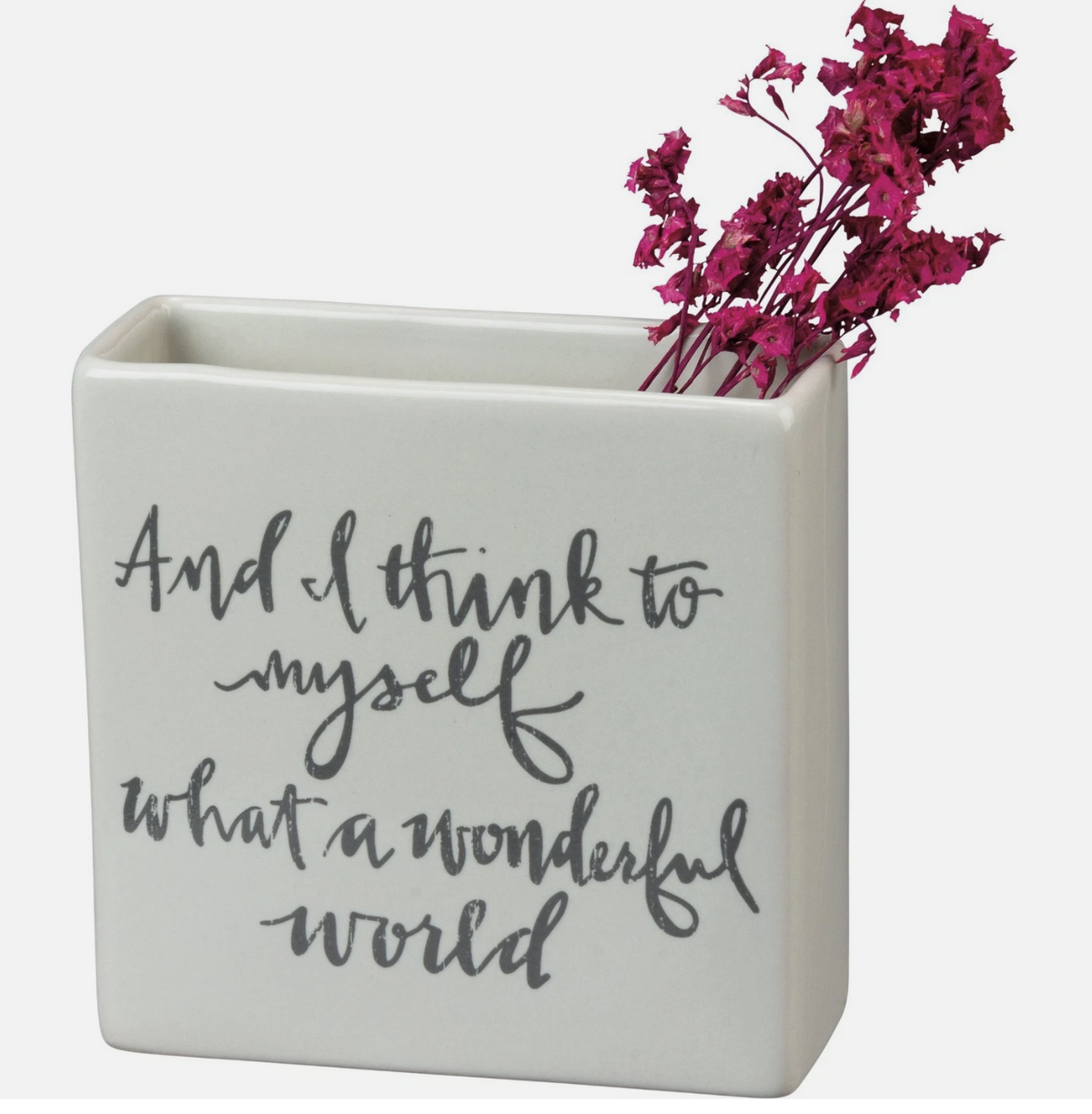 Think To Myself What A Wonderful Small Vase