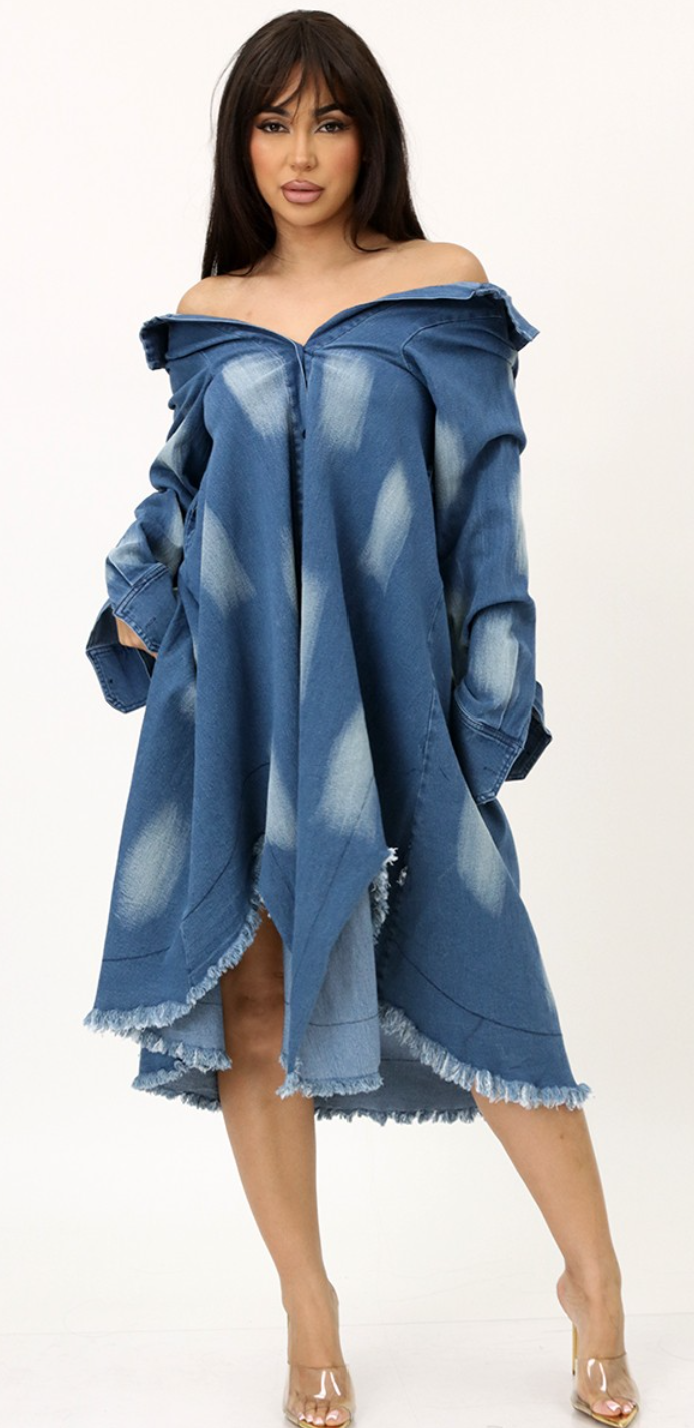 Asher Tie Dye Irregular Tie Waist Maxi Skirt