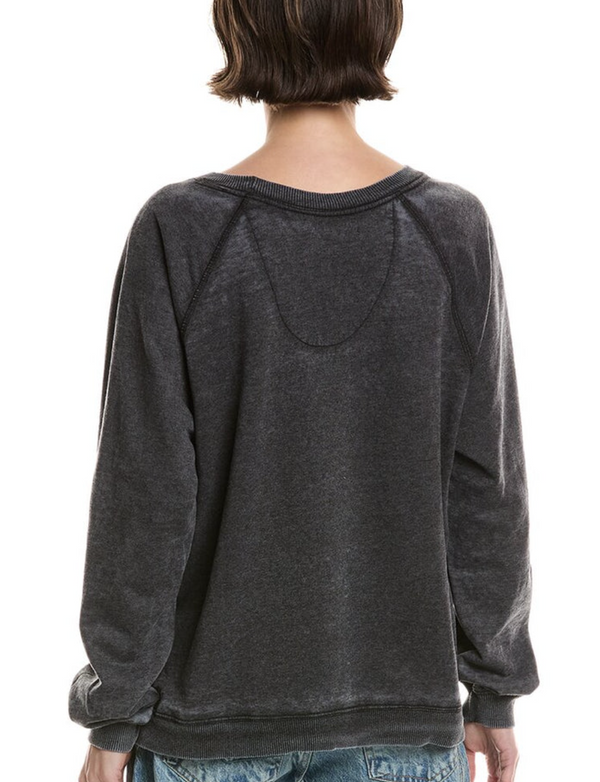 Tina Turner Gold Fleck Burnout Pullover