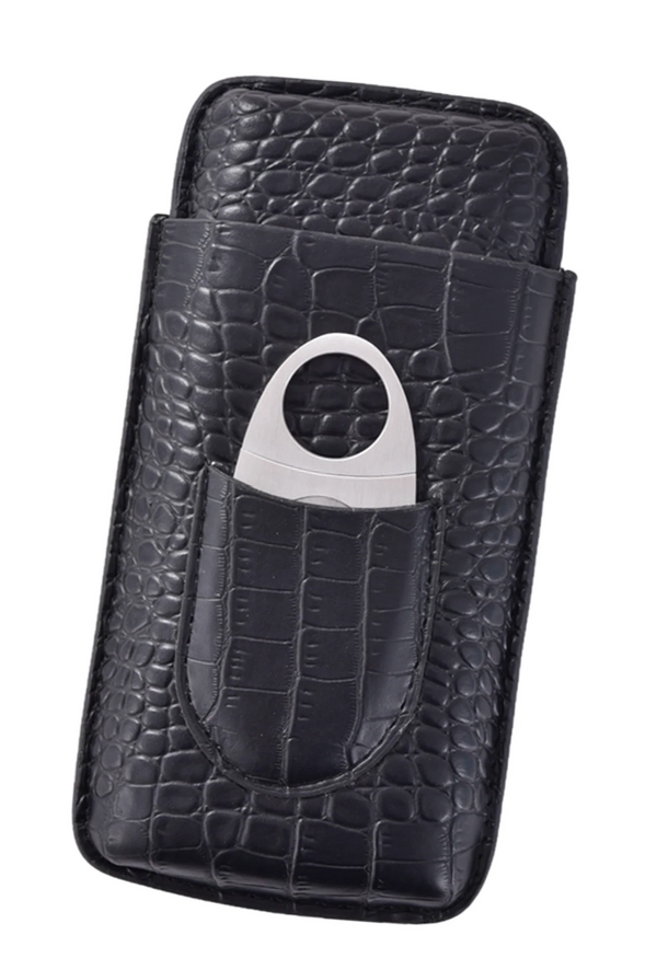Mad Man Trio Cigar Traveler with Cutter