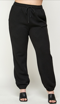 WFH Work From Home Curvy PLUS Textured Athleisure