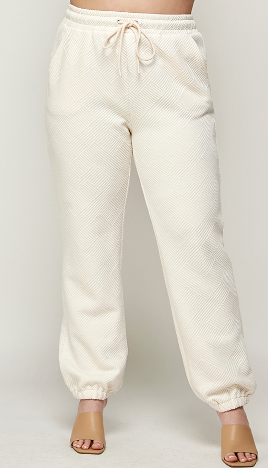 WFH Work From Home Curvy PLUS Textured Athleisure