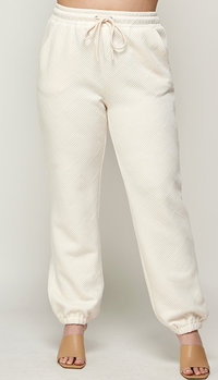 WFH Work From Home Curvy PLUS Textured Athleisure