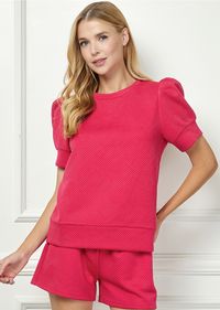 WFH Work From Home Textured Athleisure- FALL