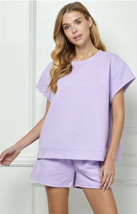 WFH Work From Home Textured Athleisure- Summer Vibe