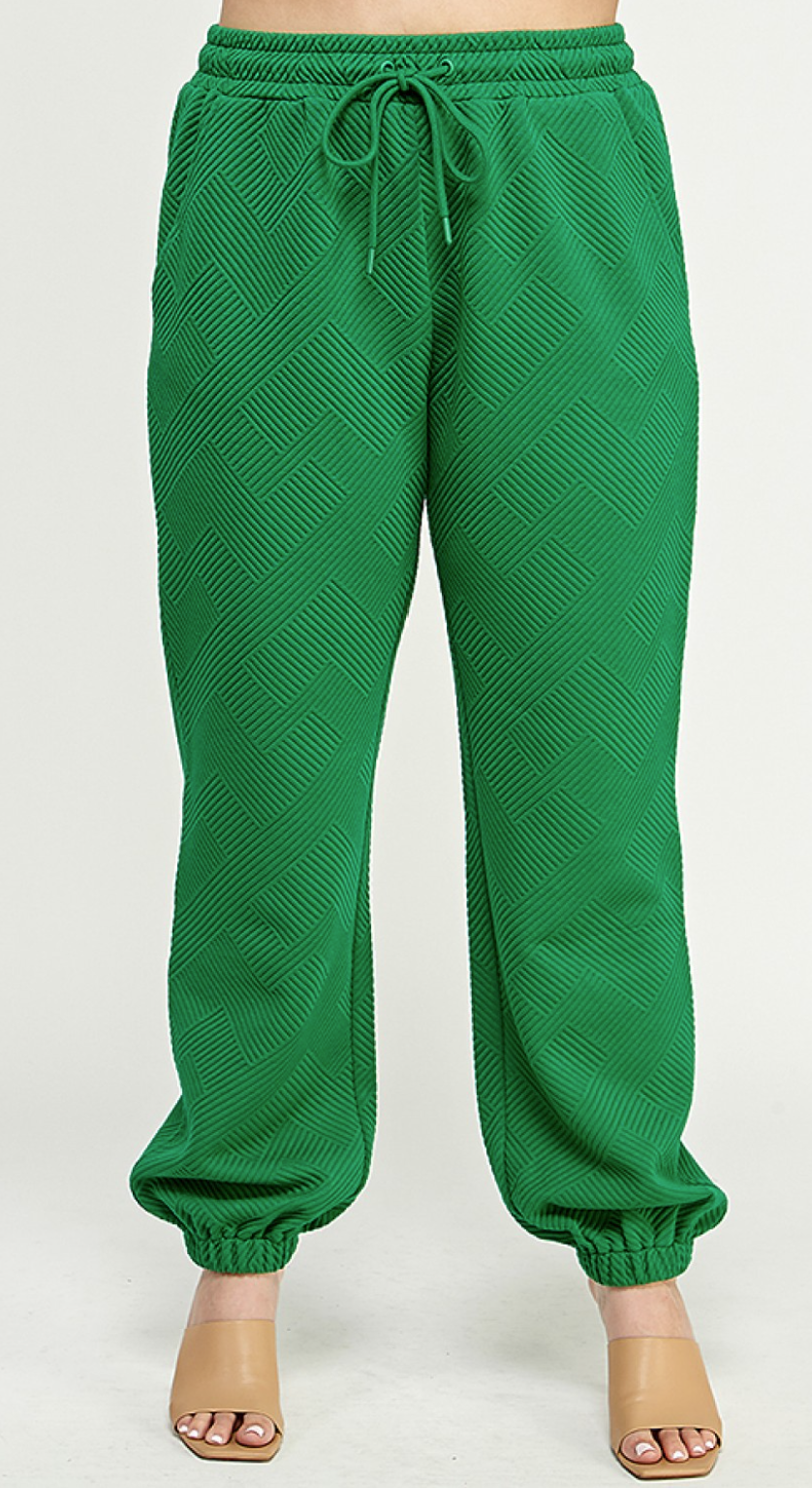 WFH Work From Home Curvy PLUS Textured Athleisure