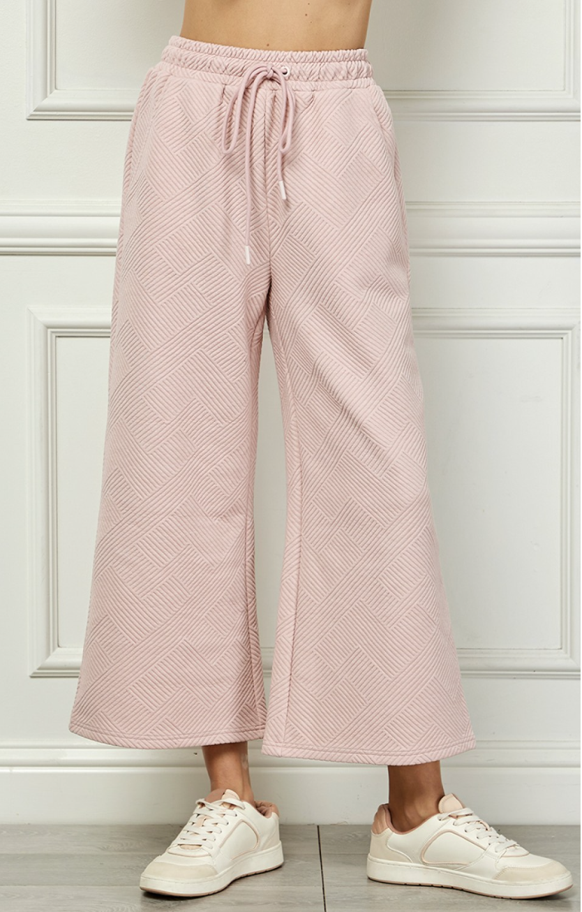 WFH Work From Home Textured Athleisure- Summer Vibe