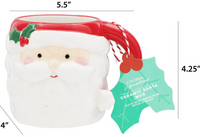 Santa Ceramic Mug by C.R.Gibson Signature Celebrations
