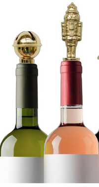 Mary Square Holiday Wine Stoppers