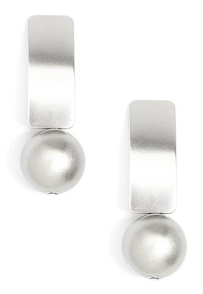 Zenzii Matte Gold Earrings with Various Beads