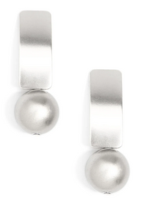 Zenzii Matte Gold Earrings with Various Beads