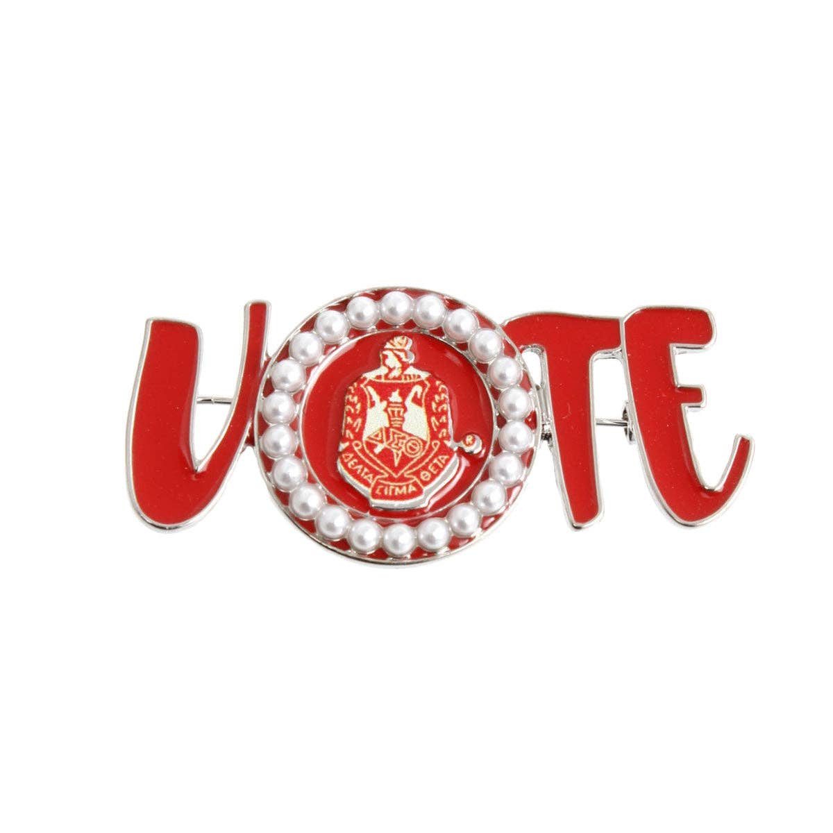 Delta Sigma Vote Sorority Pin
