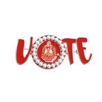 Delta Sigma Vote Sorority Pin