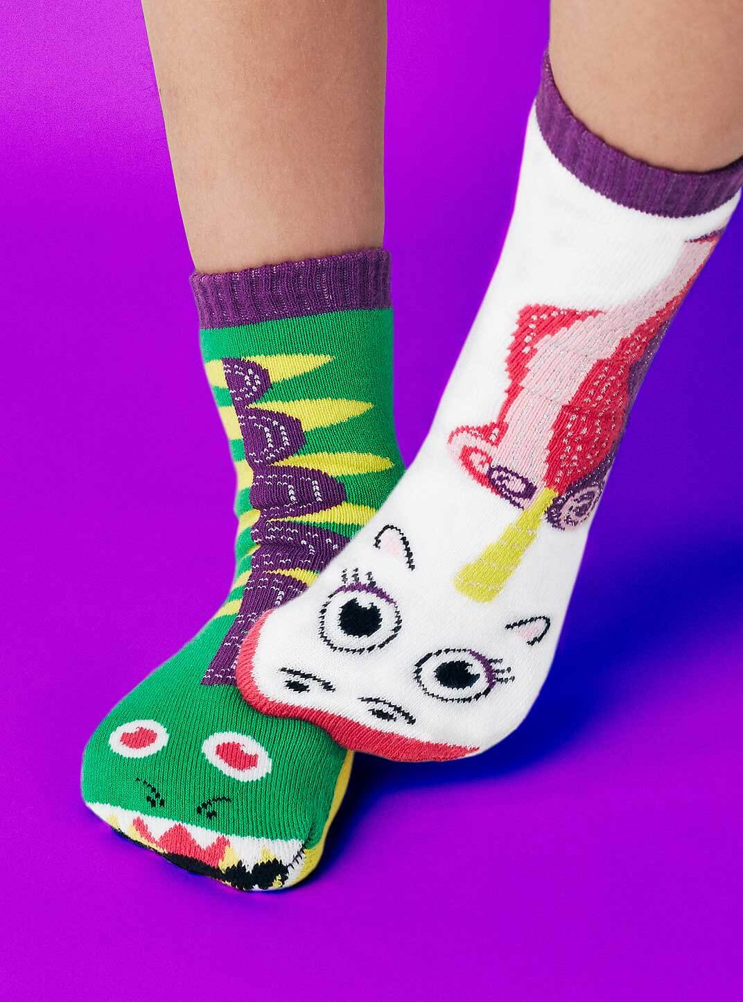 Dragon & Unicorn | Kids Socks | Mismatched Crazy Fun Socks