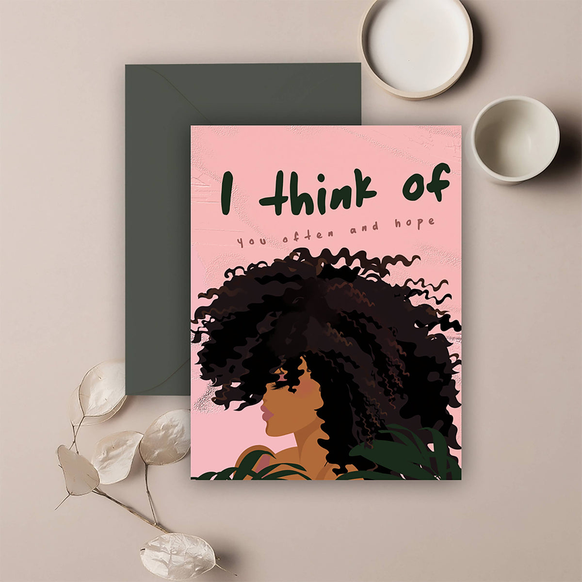 Think of you often Greeting Card