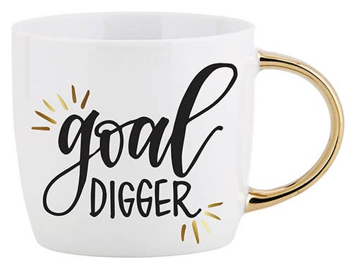 Goal Digger Gold Handle Mug