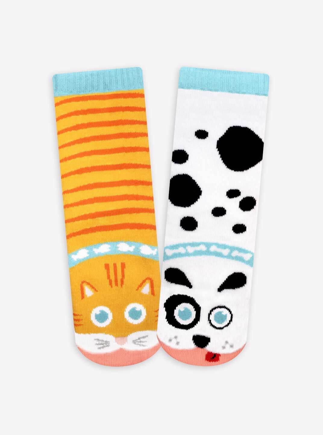 Cat & Dog | Kids Socks | Collectible Mismatched Crazy Socks