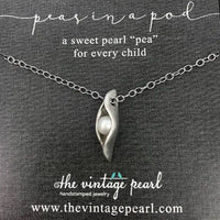 Sweet Peas in a Pod Necklace (1-4 pearls)