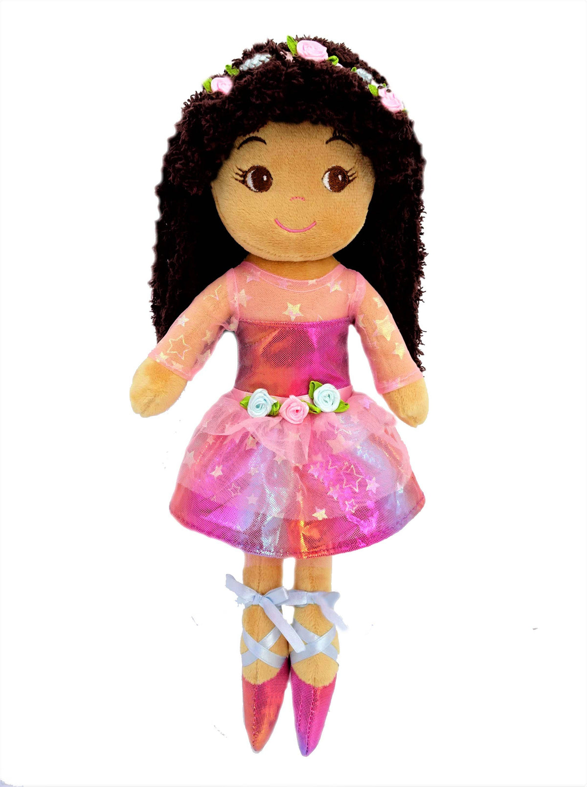 Lola bedazzled ballerina- tan skin